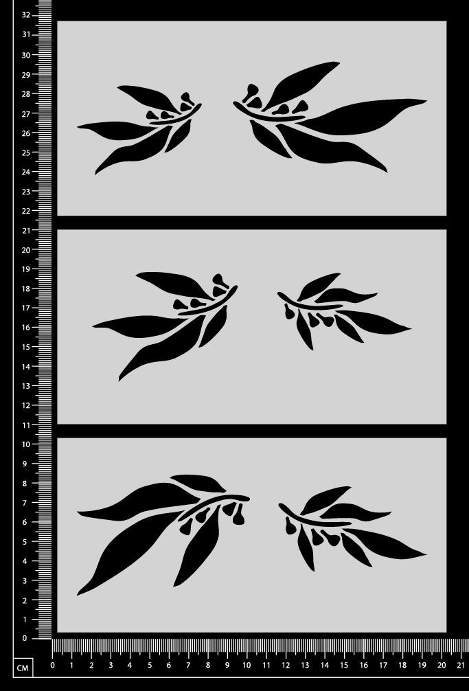 Wall Art Stencil - Gum Leaves