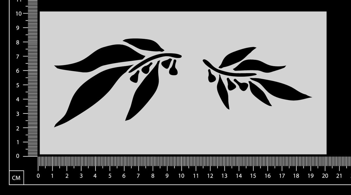 Wall Art Stencil - Gum Leaves