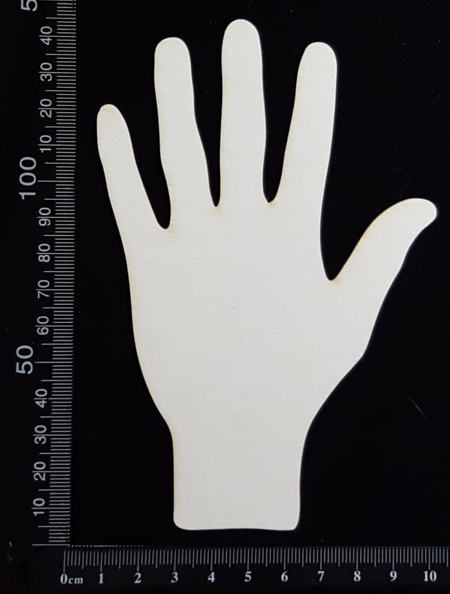 Hand - A - Large - White Chipboard