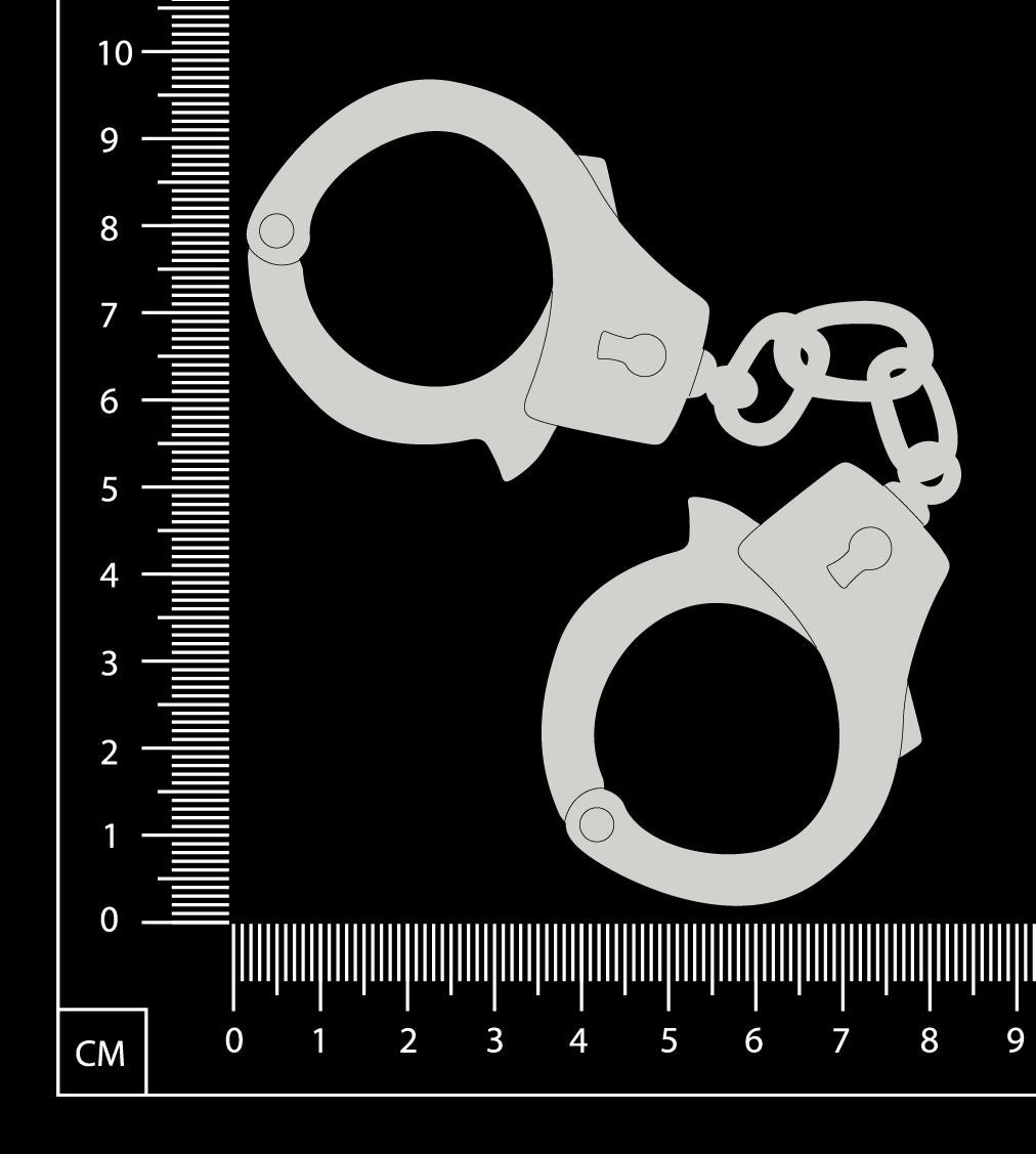 Handcuffs - White Chipboard