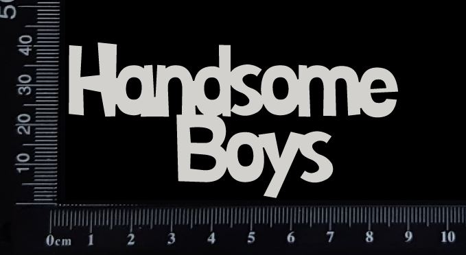 Handsome Boys - AB - Small - White Chipboard