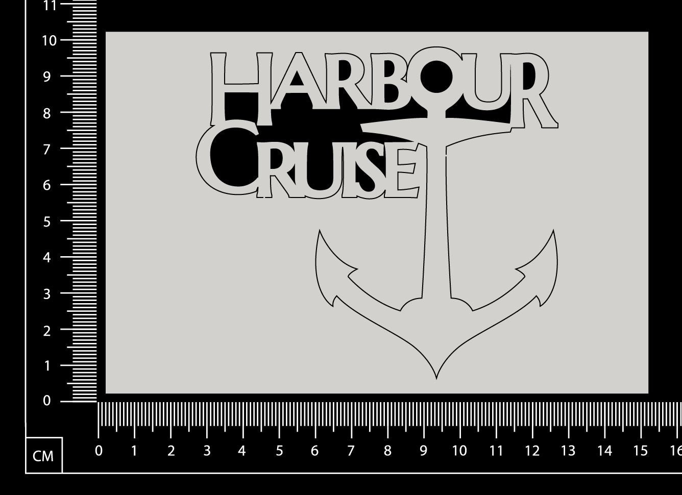 Harbour Cruise - White Chipboard