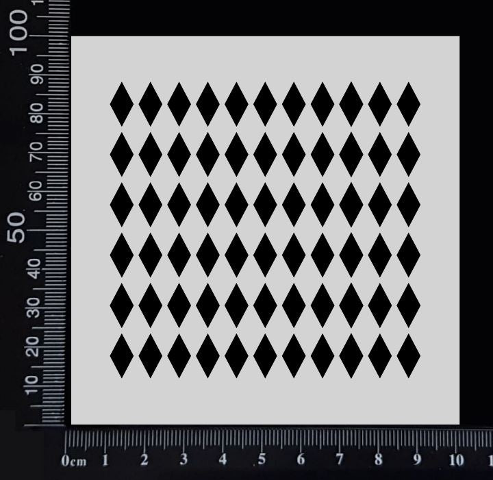 Harlequin - B - Stencil - 100mm x 100mm