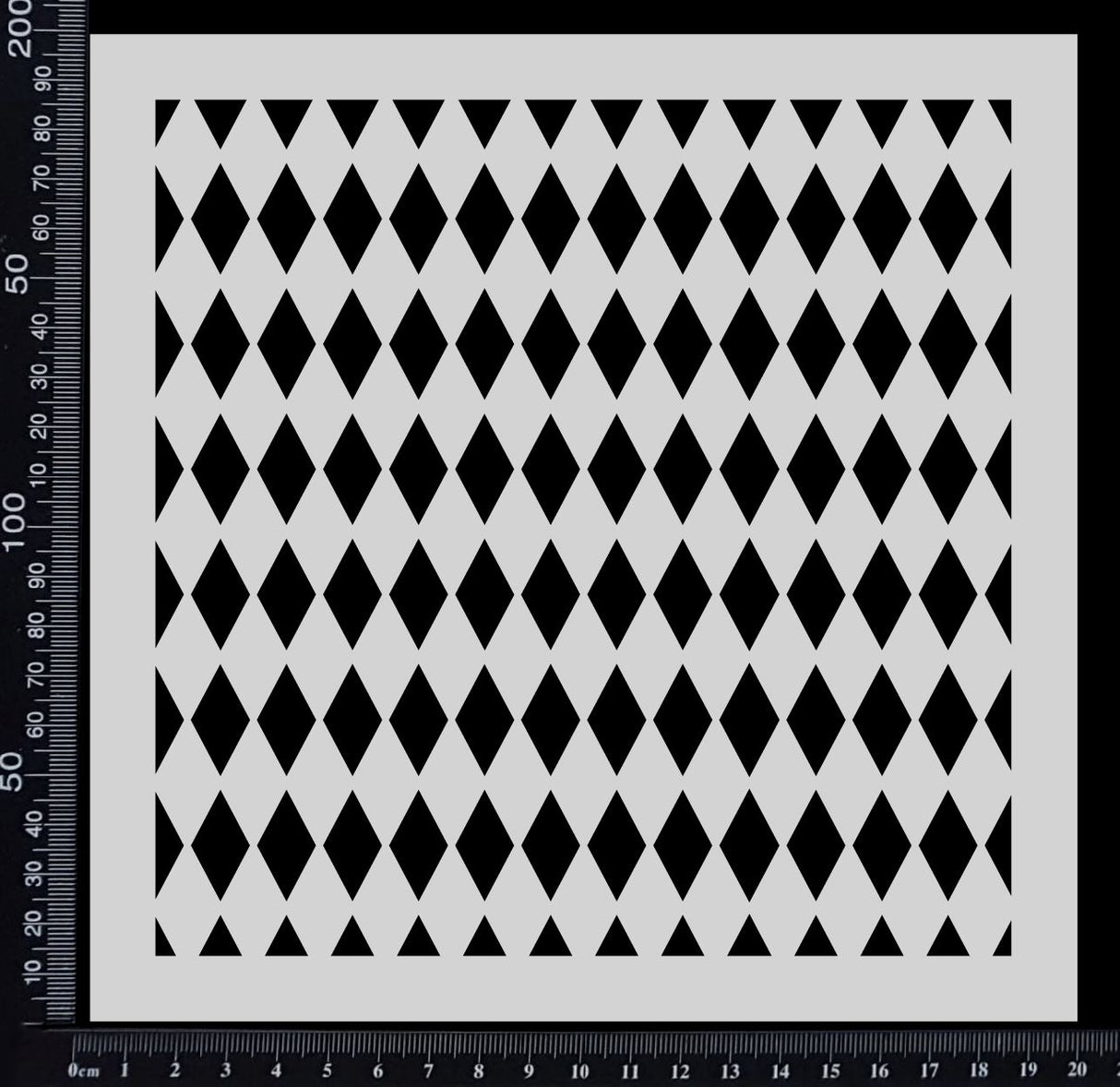 Harlequin - A - Stencil - 200mm x 200mm