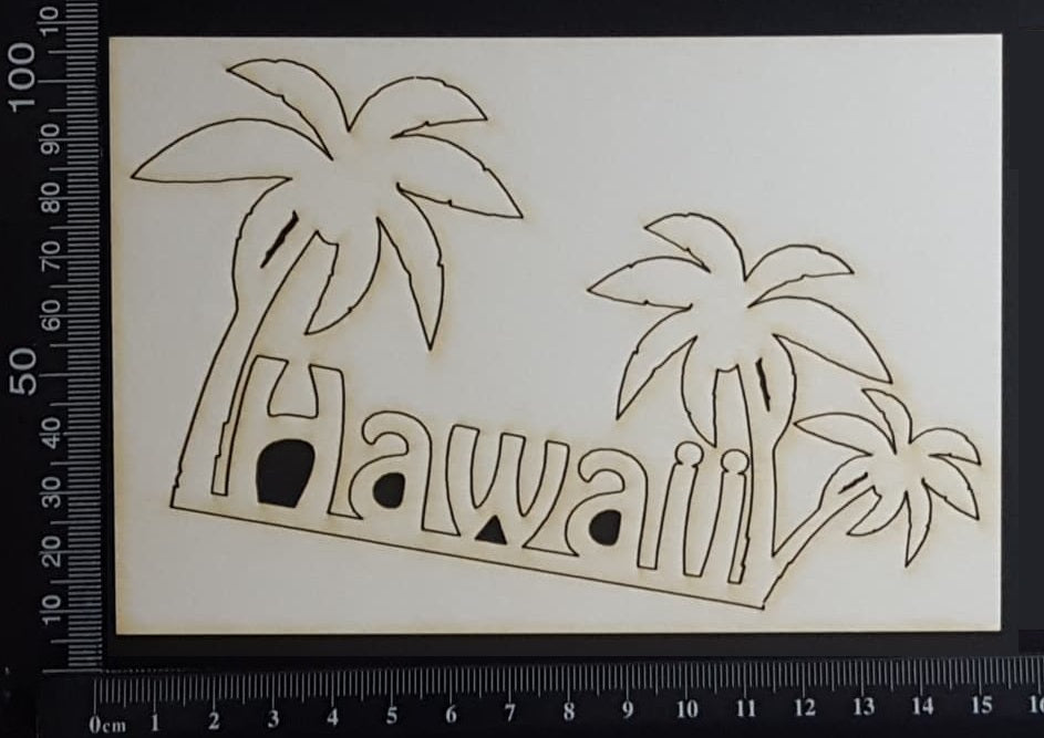 Hawaii - White Chipboard