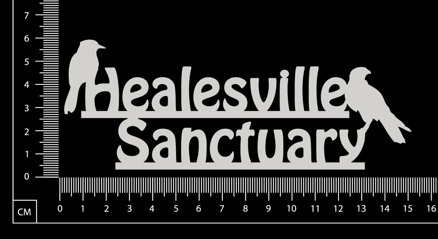 Healesville Sanctuary - White Chipboard