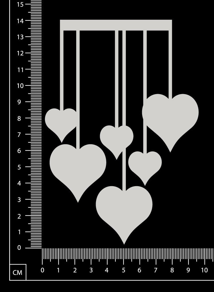 Heart Strings - White Chipboard