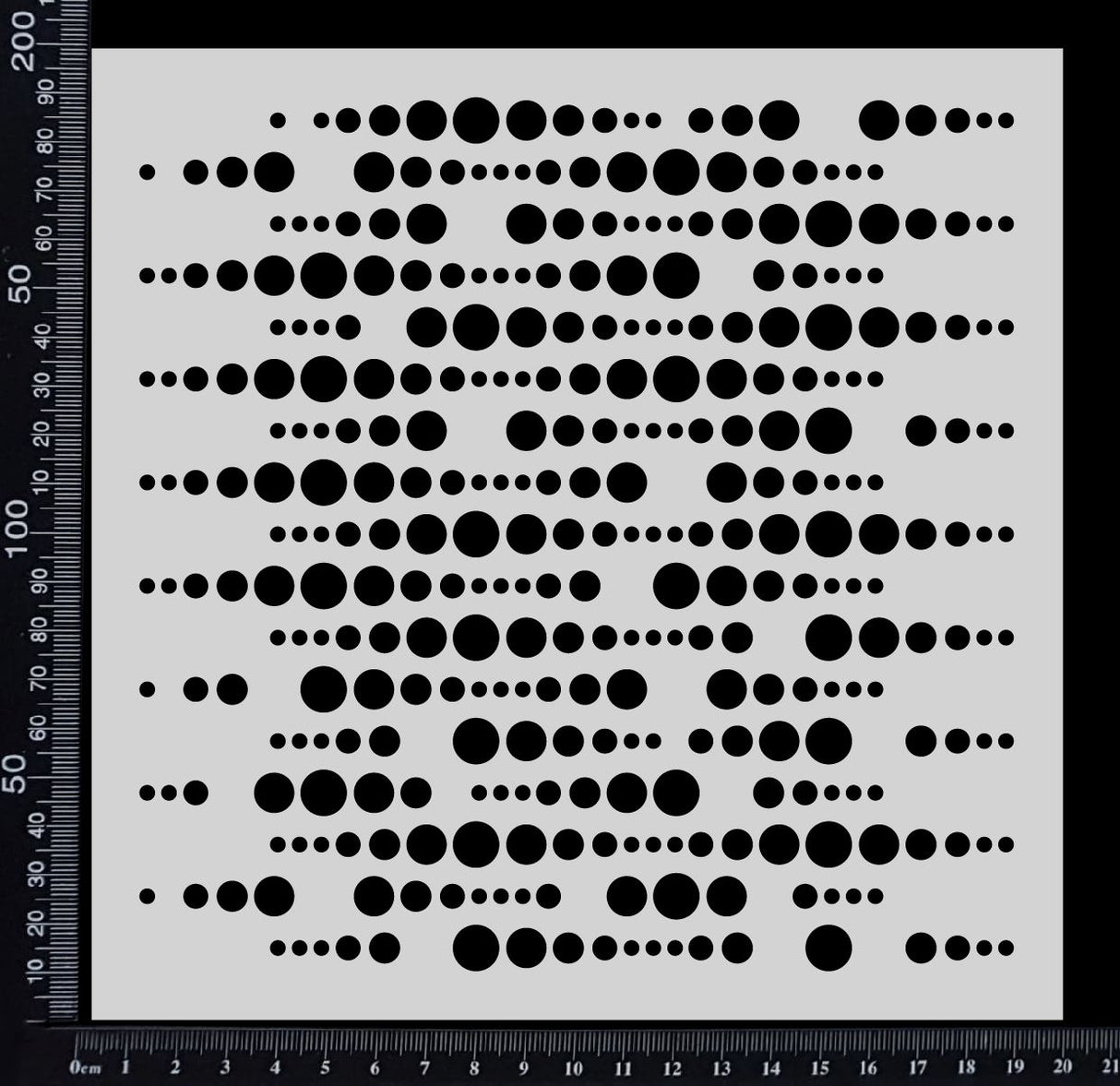 Helix - B - Stencil - 200mm x 200mm