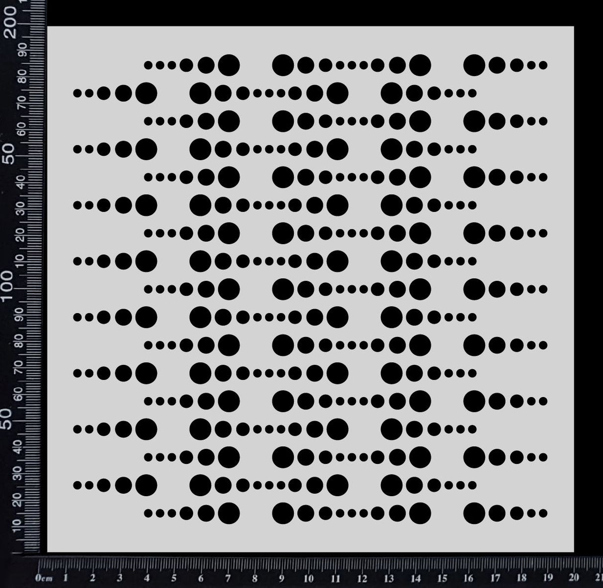 Helix - C - Stencil - 200mm x 200mm