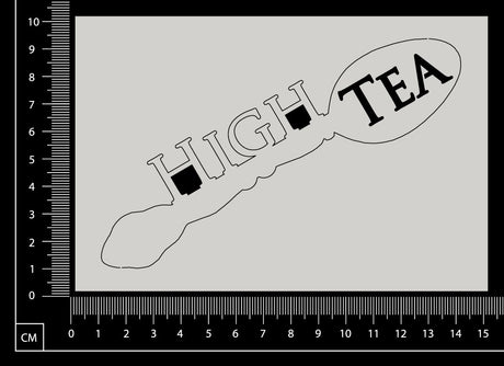 High Tea - B - White Chipboard