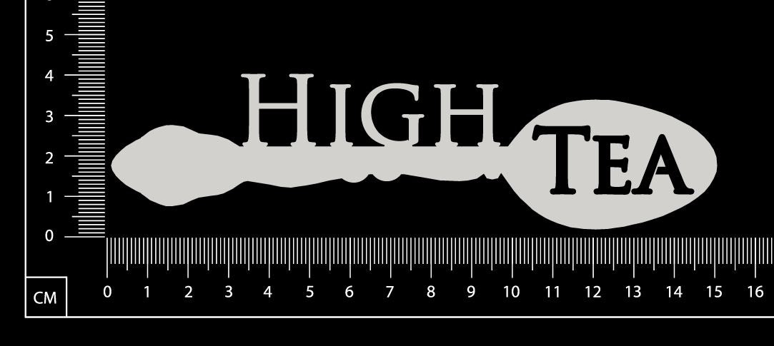 High Tea - B - White Chipboard