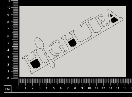 High Tea - C - White Chipboard