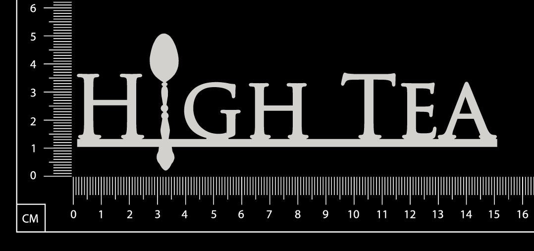 High Tea - C - White Chipboard