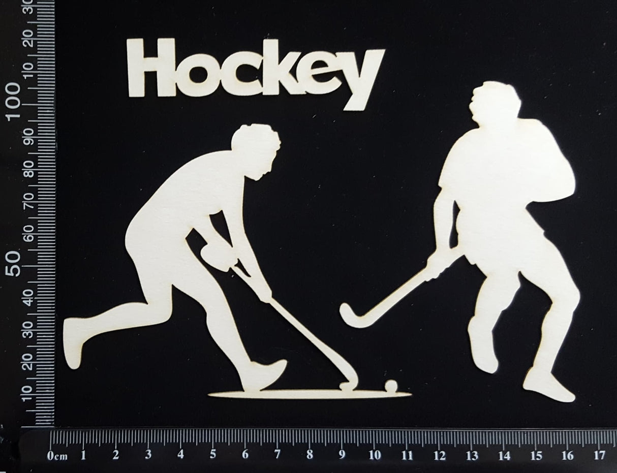Hockey Set - Boys - White Chipboard