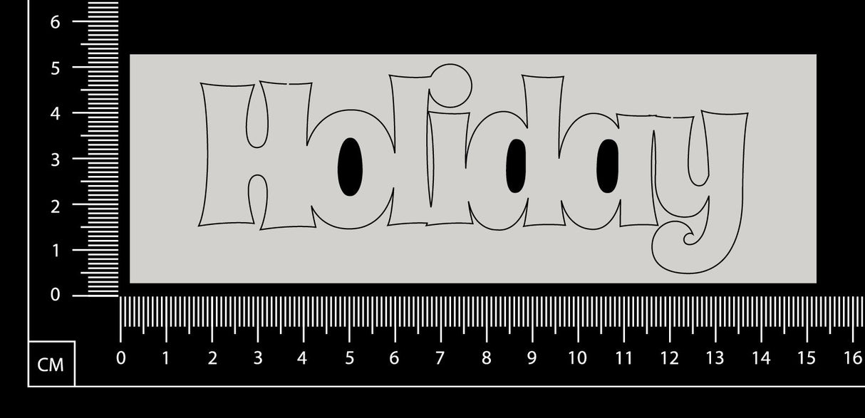 Holiday - White Chipboard