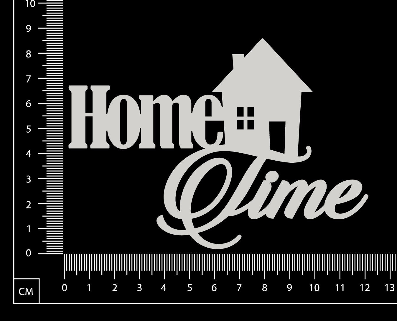 Home Time - White Chipboard