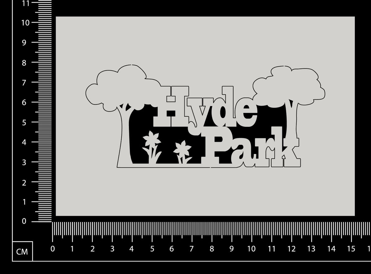 Hyde Park - White Chipboard