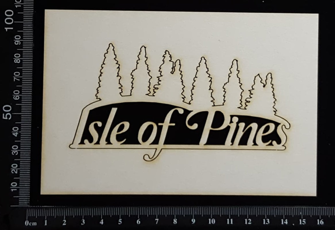 Isle of Pines - A - White Chipboard