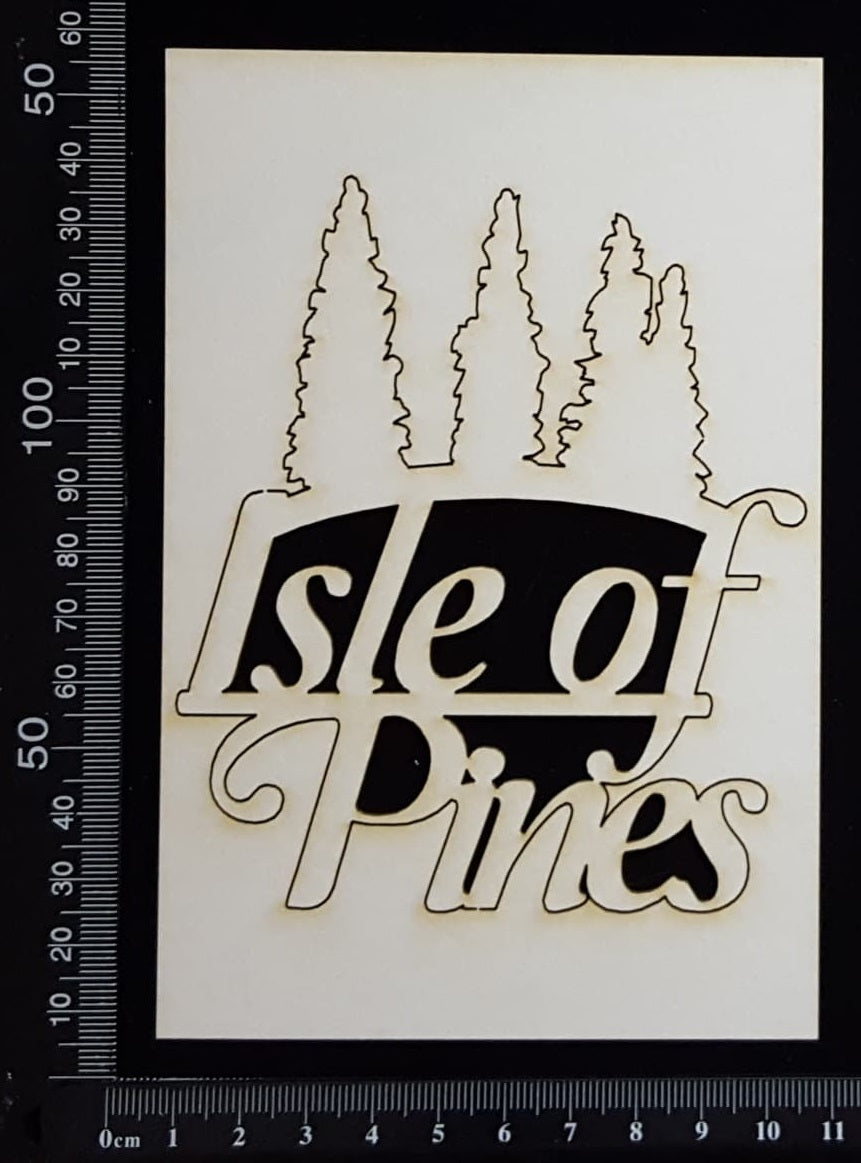 Isle of Pines - B - White Chipboard