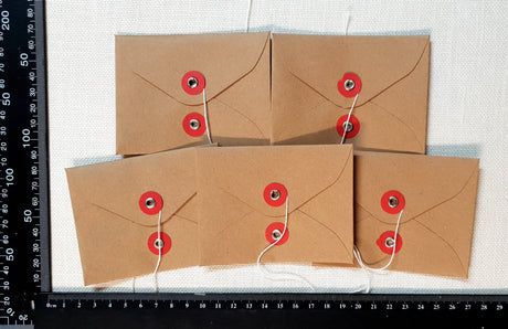Kraft Envelopes - Tie Down - Set of 5 - (132746)