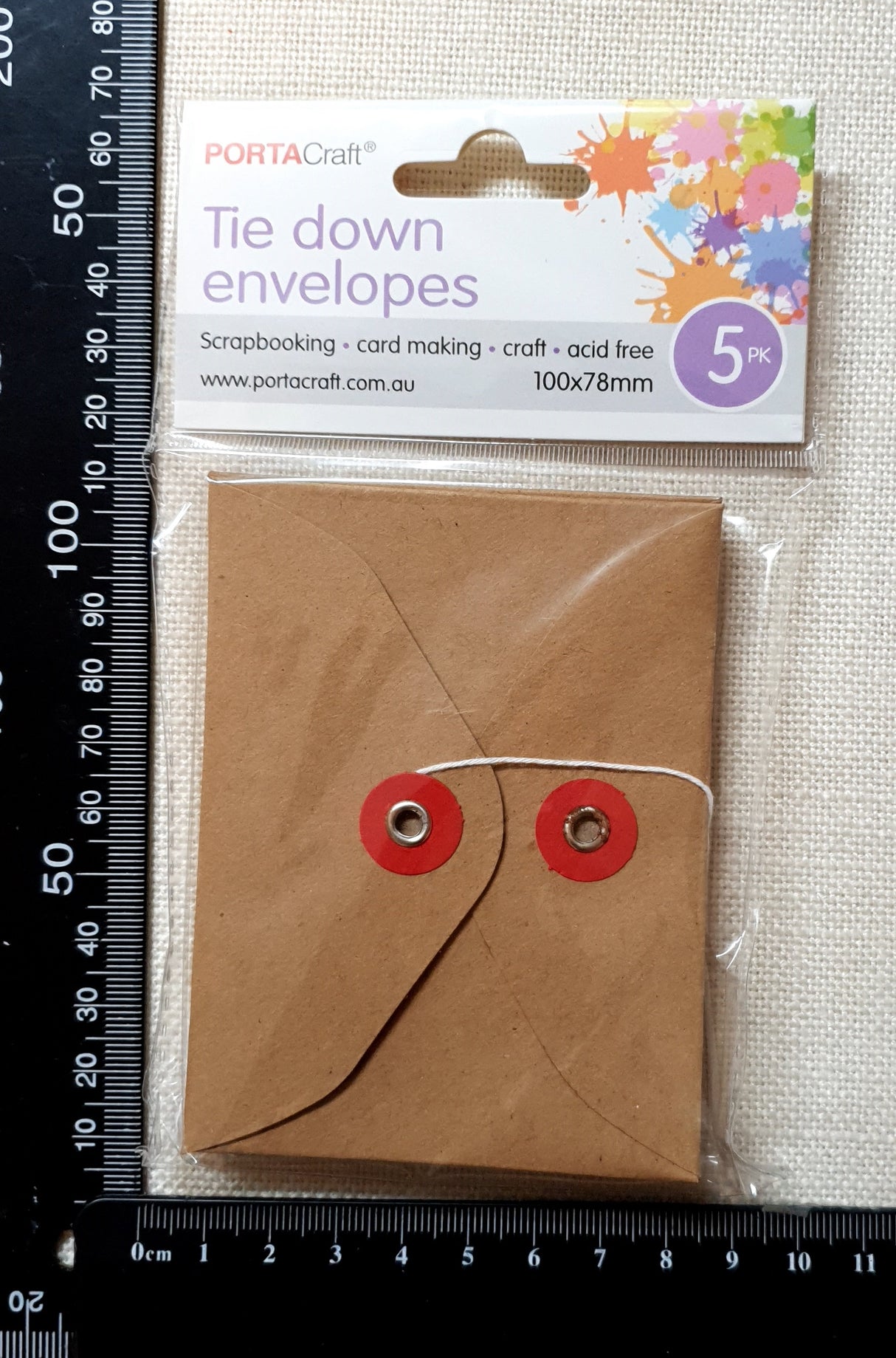 Kraft Envelopes - Tie Down - Set of 5 - (132746)