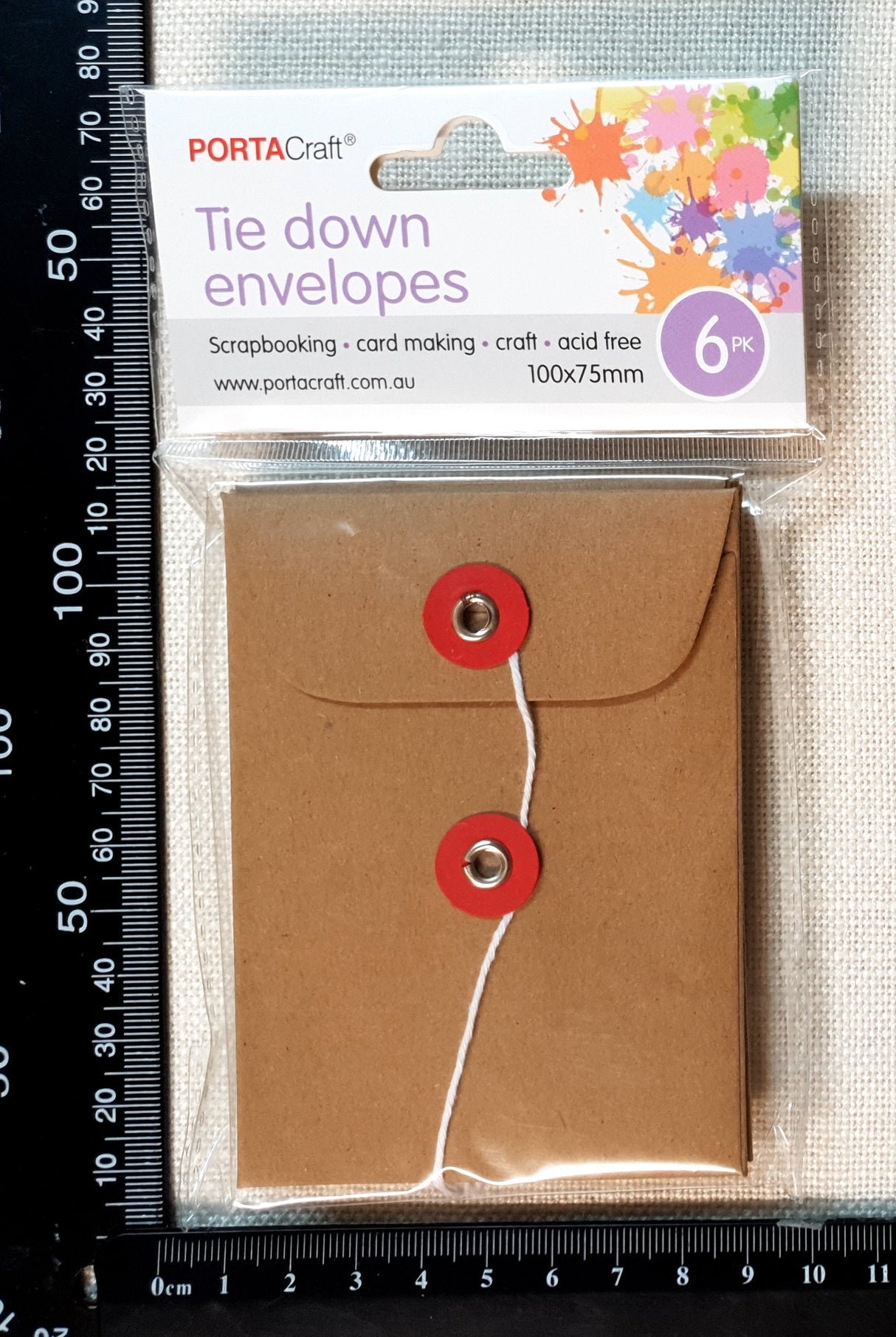 Kraft Envelopes - Tie Down - Set of 6 - (132739)