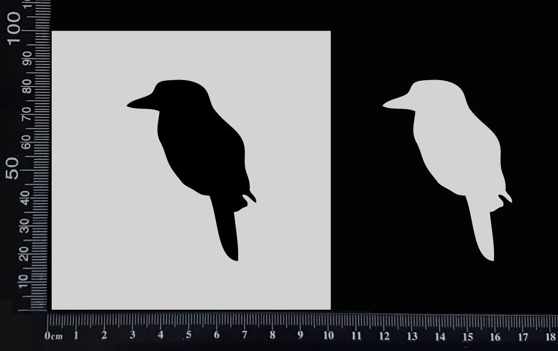 Kookaburra - A - Stencil - 100mm x 100mm