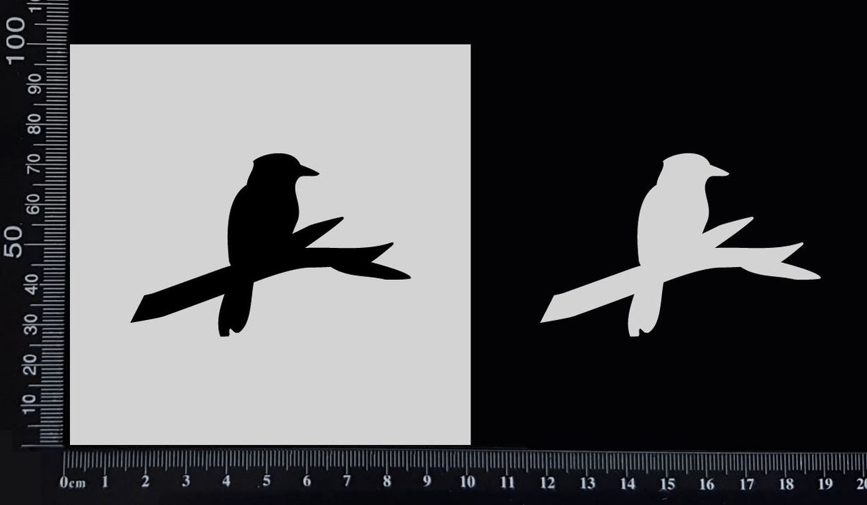Kookaburra - B - Stencil - 100mm x 100mm