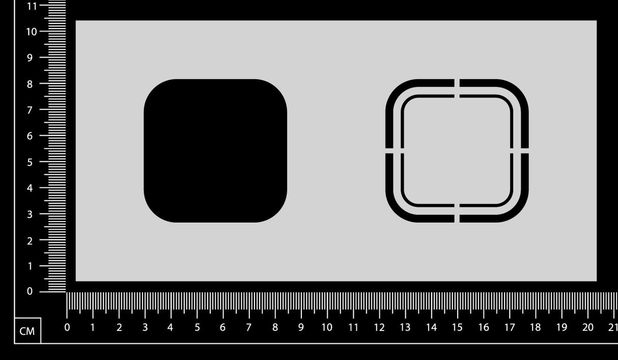Label Stencil - CC - Large - 100mm x 200mm
