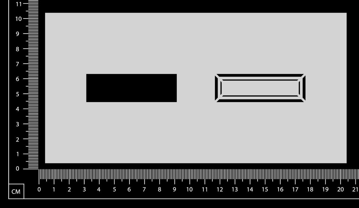 Label Stencil - FB - Medium - 100mm x 200mm
