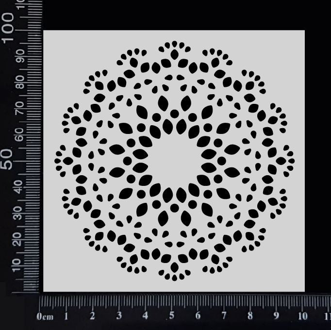 Lace Doily - Stencil - 100mm x 100mm