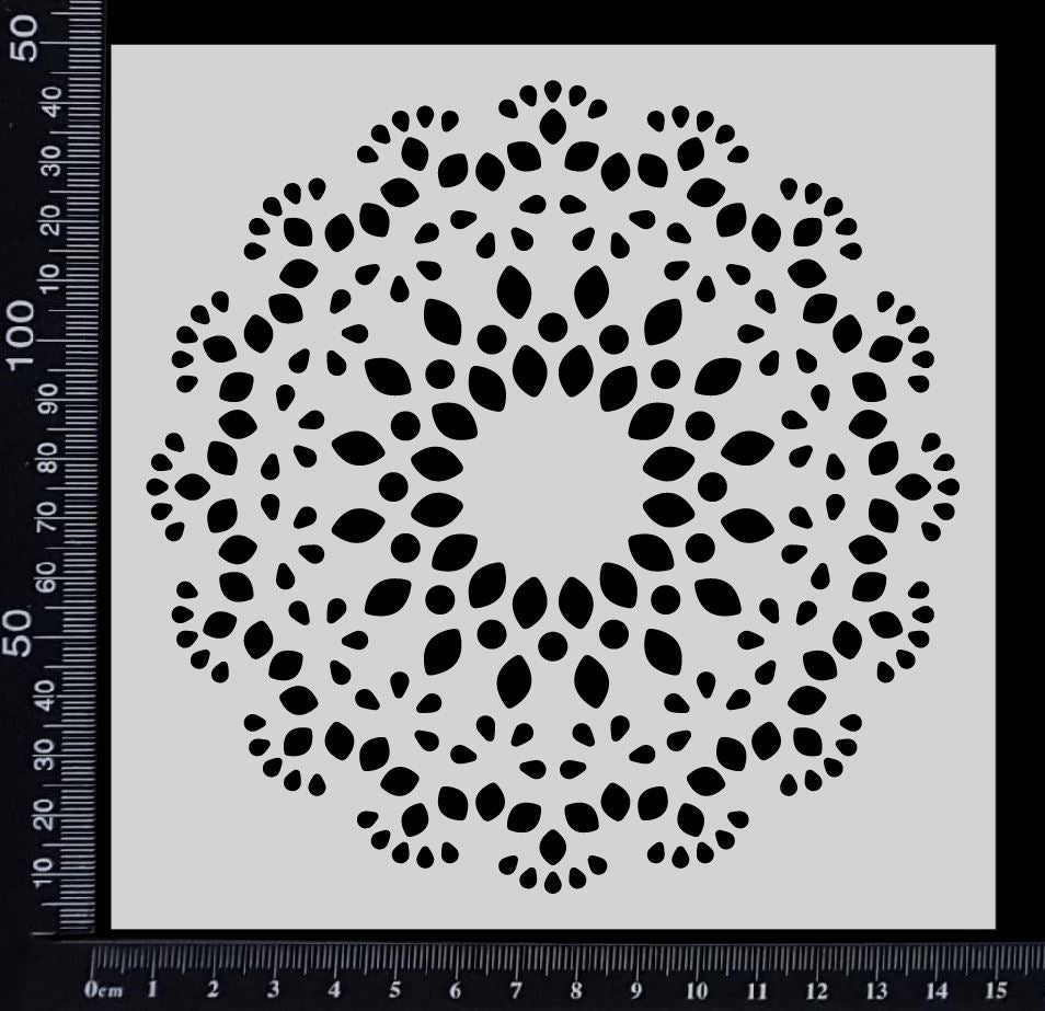 Lace Doily - Stencil - 150mm x 150mm
