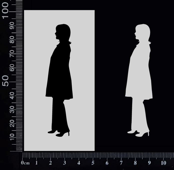 Lady - G - Stencil - 50mm x 100mm