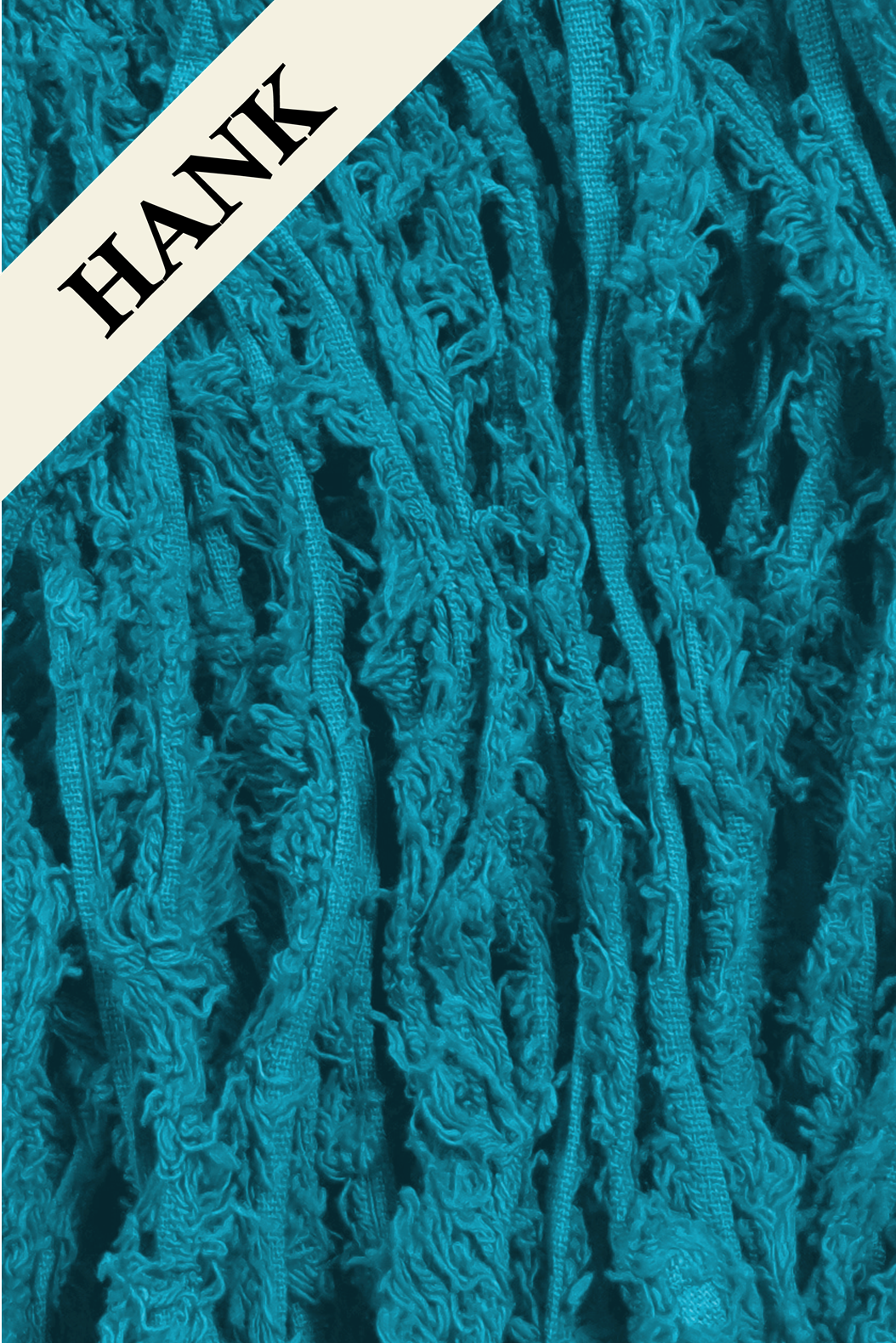 Cotton Frizz Ribbon - Lagoon - Hank