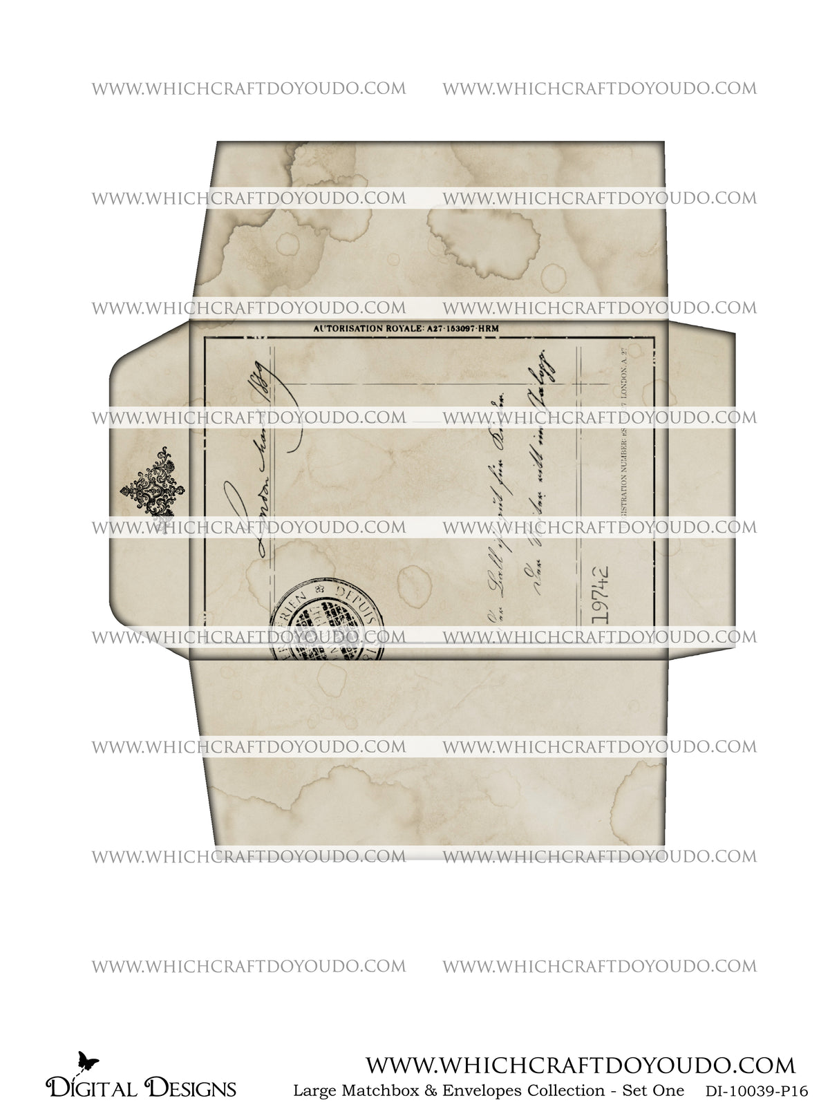 Large Matchbox & Envelopes Collection - Set One - DI-10039 - Digital Download