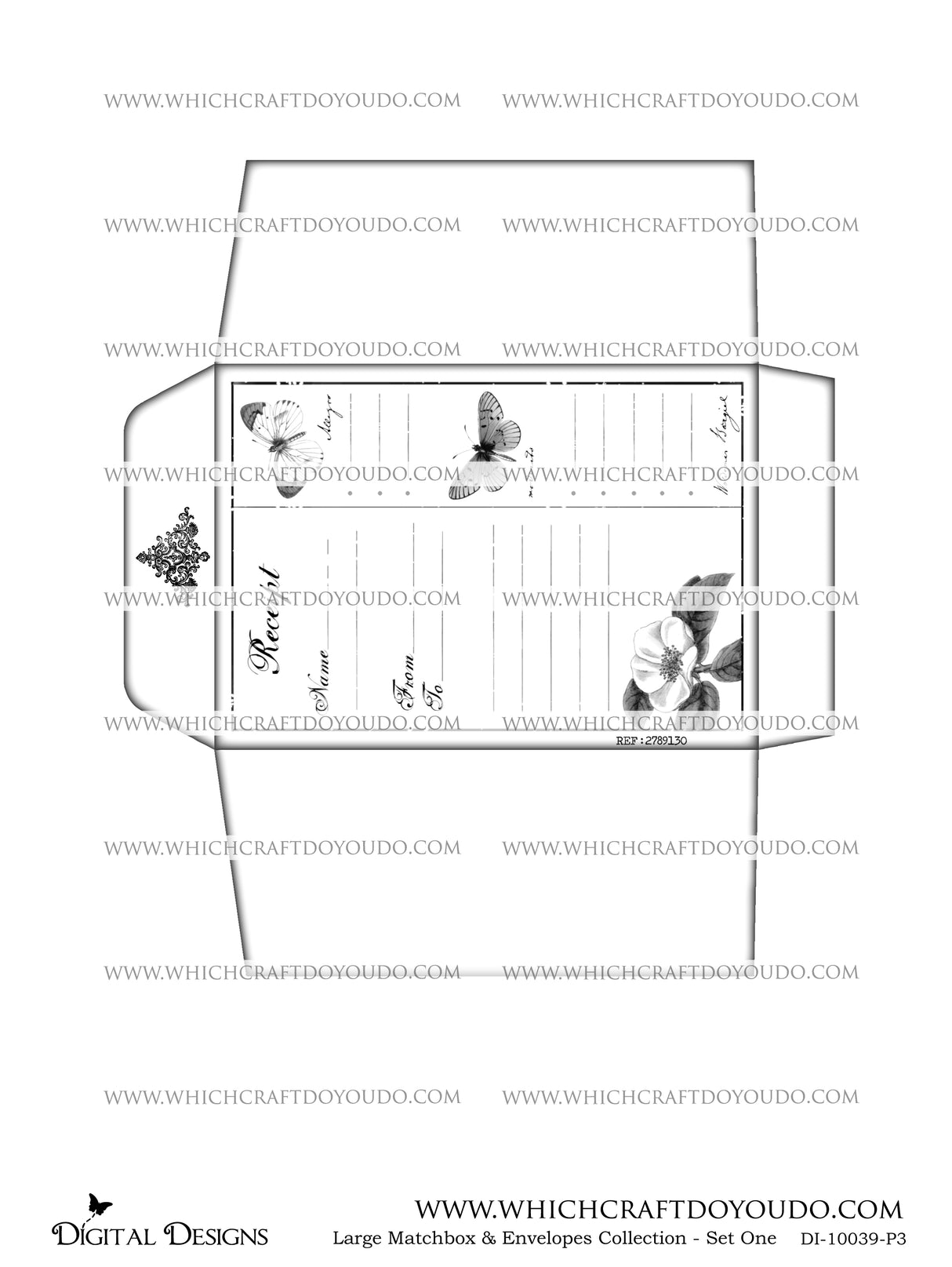 Large Matchbox & Envelopes Collection - Set One - DI-10039 - Digital Download