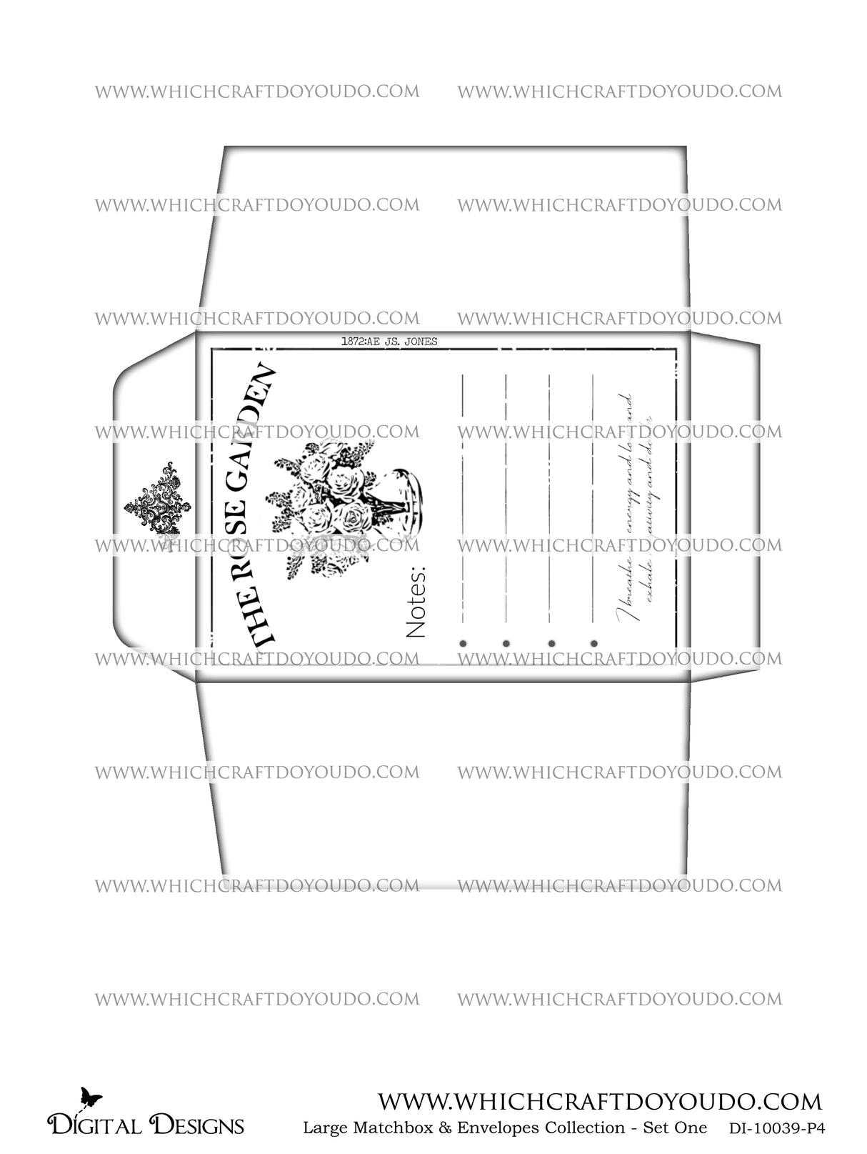Large Matchbox & Envelopes Collection - Set One - DI-10039 - Digital Download