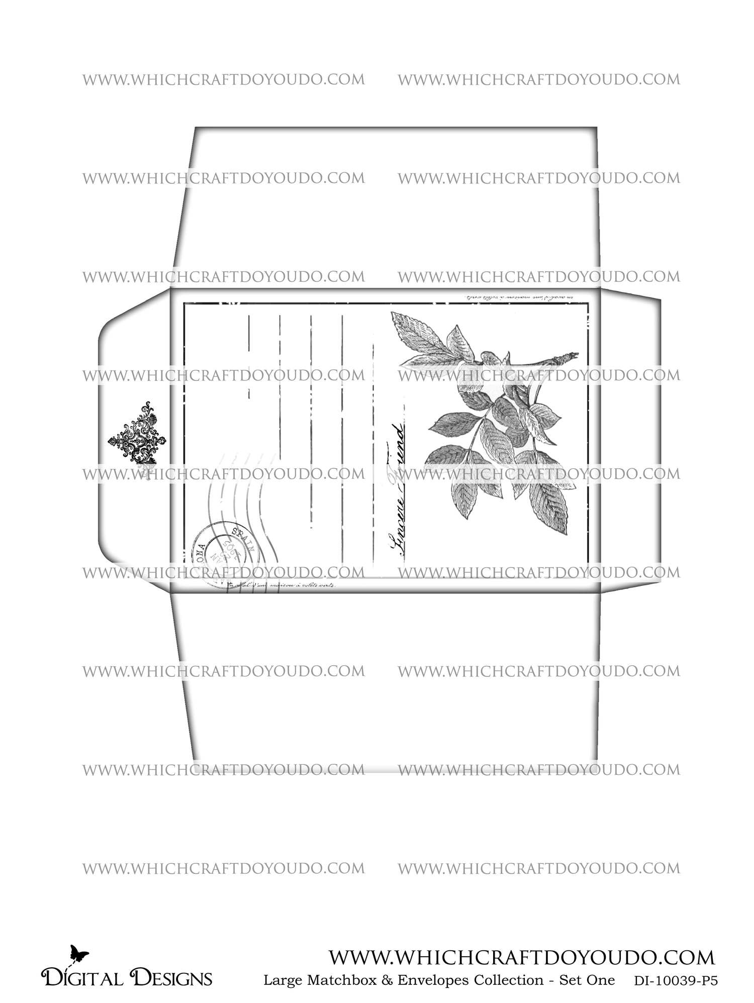 Large Matchbox & Envelopes Collection - Set One - DI-10039 - Digital Download