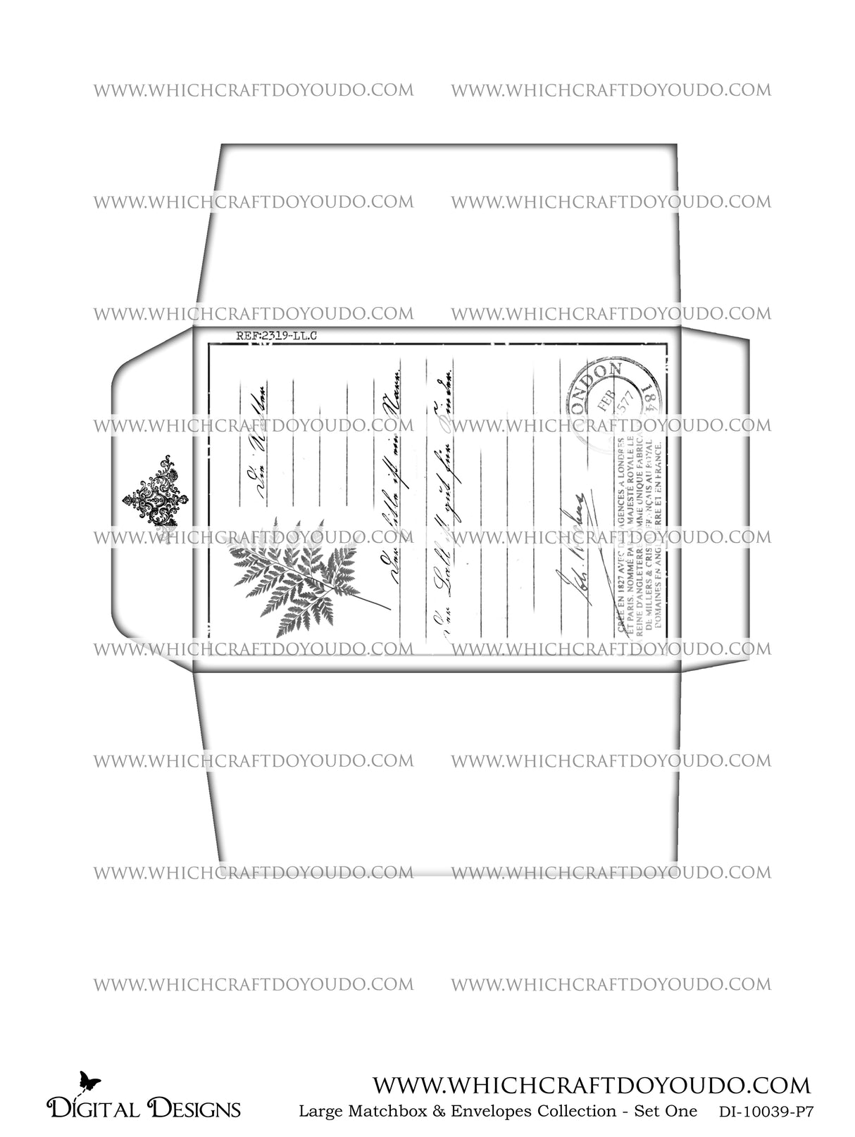 Large Matchbox & Envelopes Collection - Set One - DI-10039 - Digital Download