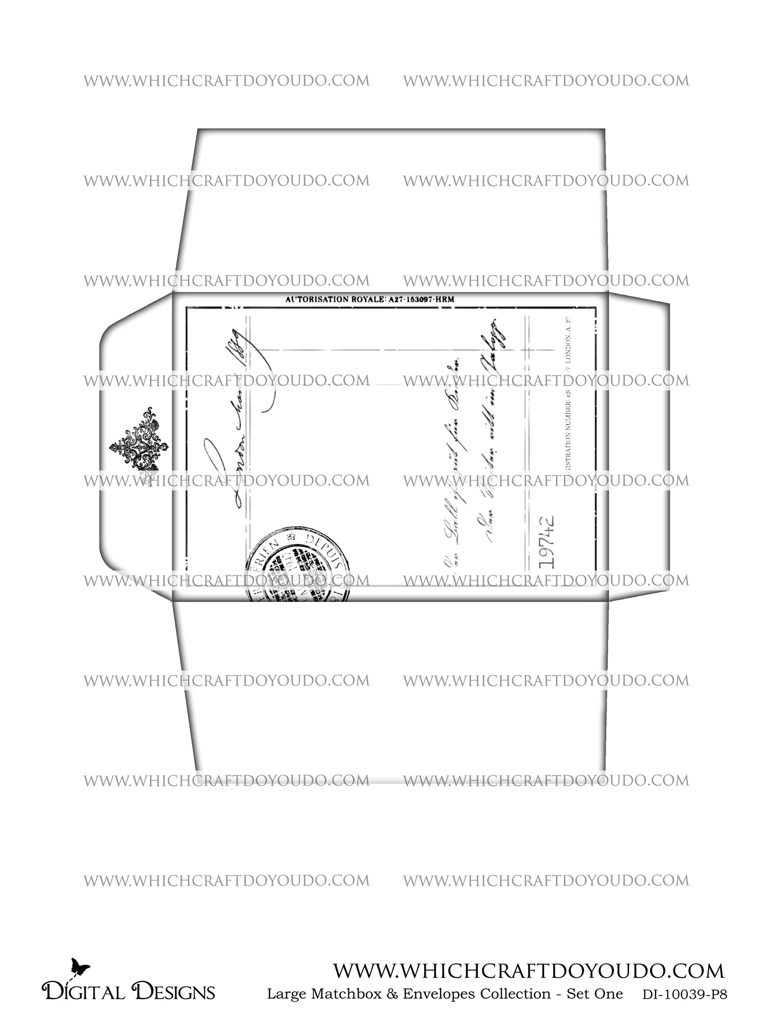 Large Matchbox & Envelopes Collection - Set One - DI-10039 - Digital Download