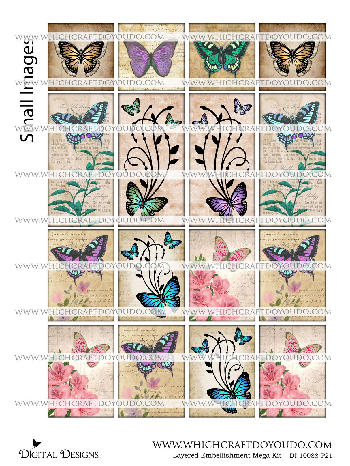 Layered Embellishment Mega Kit - DI-10088 - Digital Download