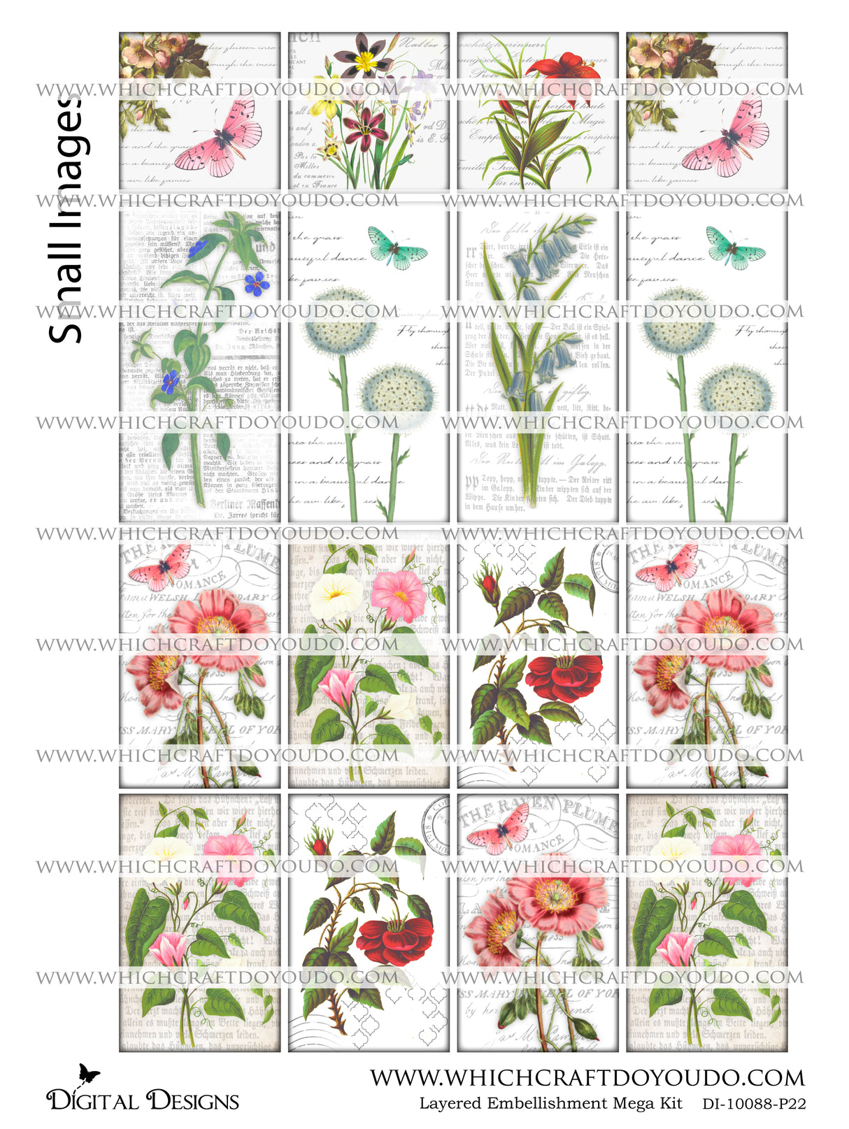 Layered Embellishment Mega Kit - DI-10088 - Digital Download