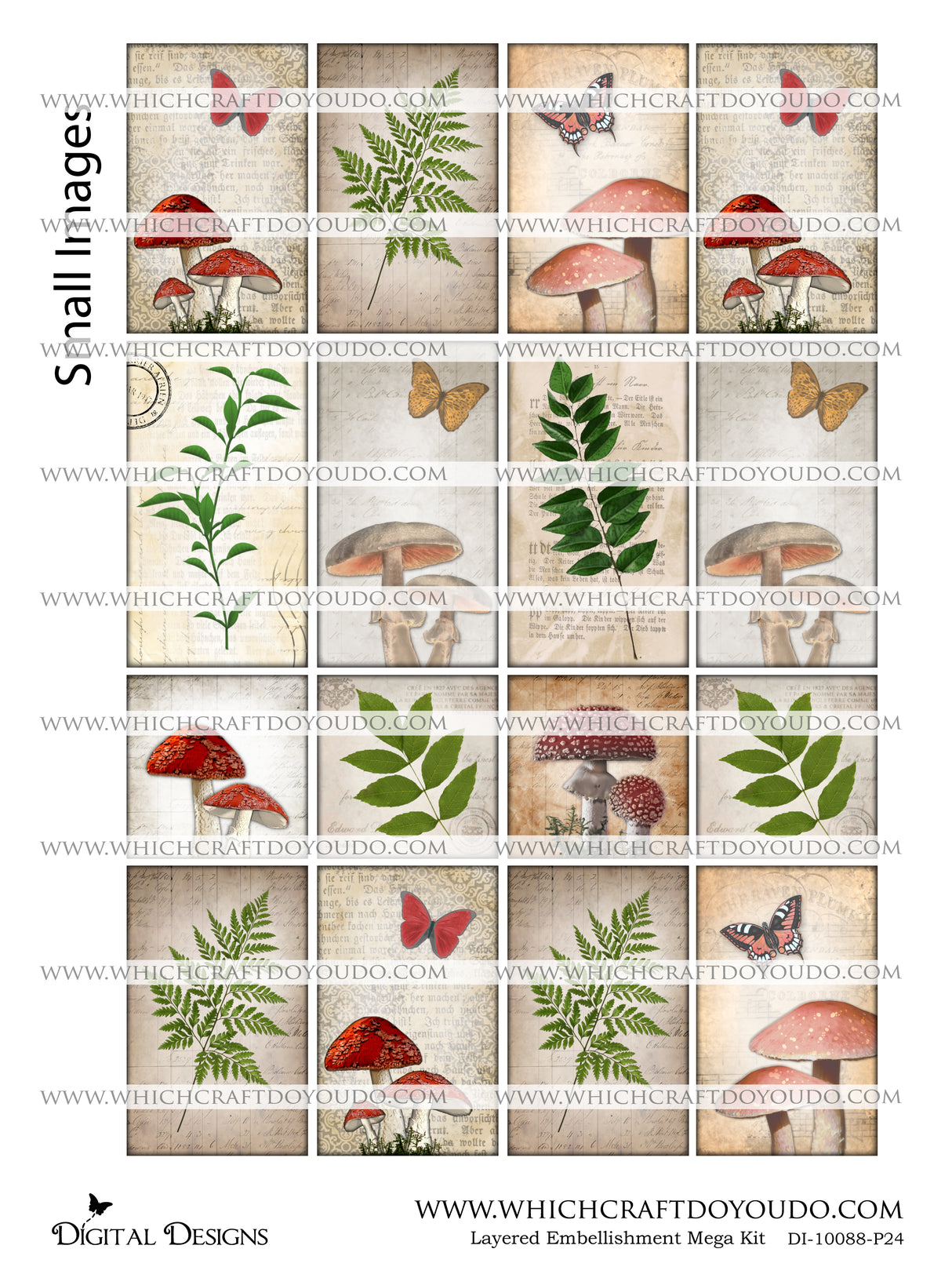 Layered Embellishment Mega Kit - DI-10088 - Digital Download