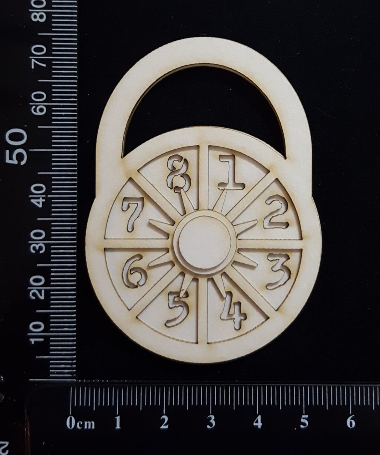 Lock - D - Layering Set - White Chipboard