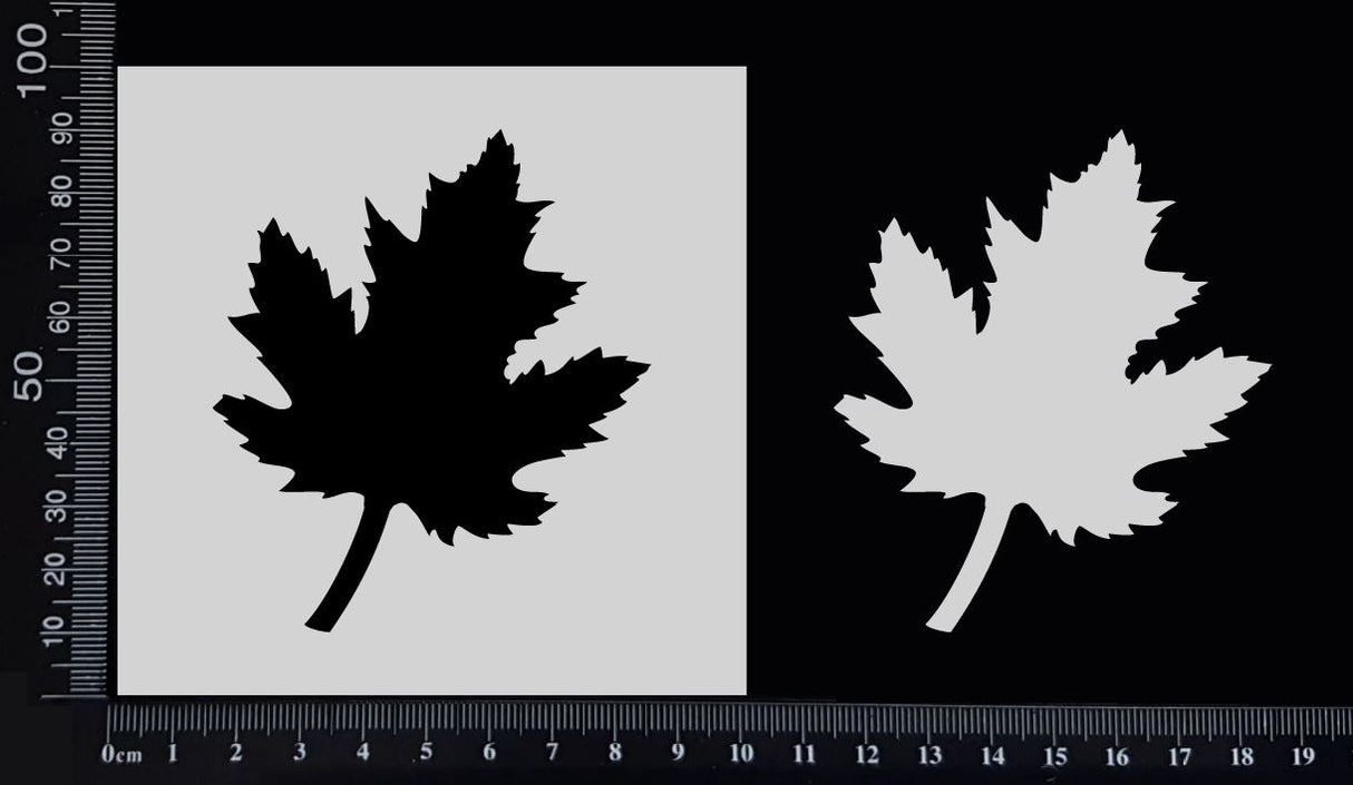 Leaf - A - Stencil - 100mm x 100mm