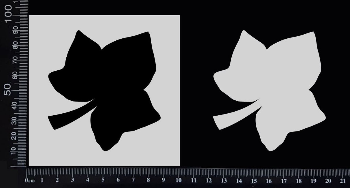 Leaf - B - Stencil - 100mm x 100mm