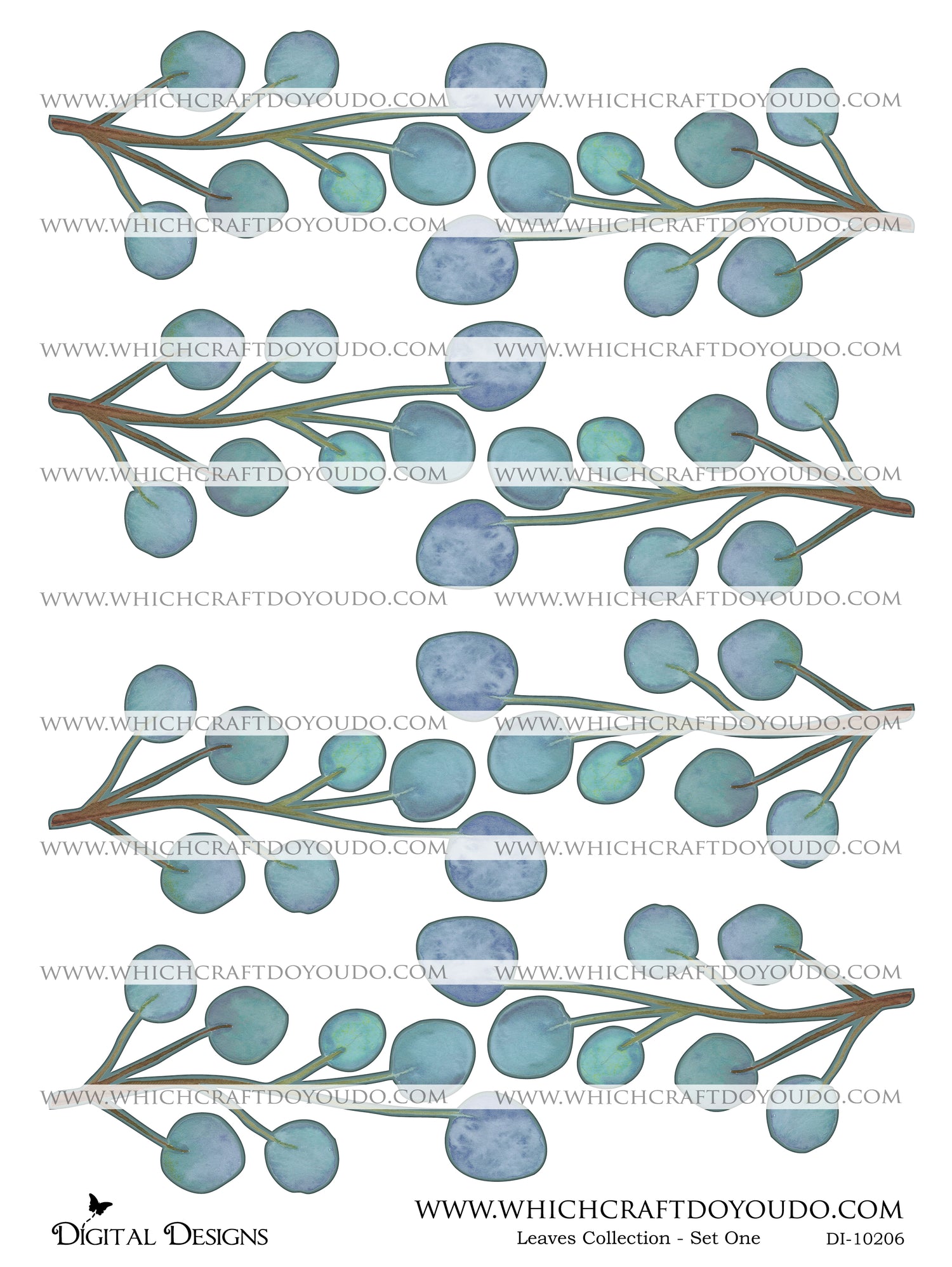 Leaves Collection - Set One - DI-10206 - Digital Download