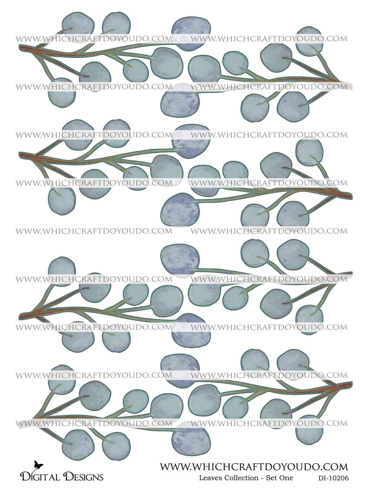 Leaves Collection - Set One - DI-10206 - Digital Download