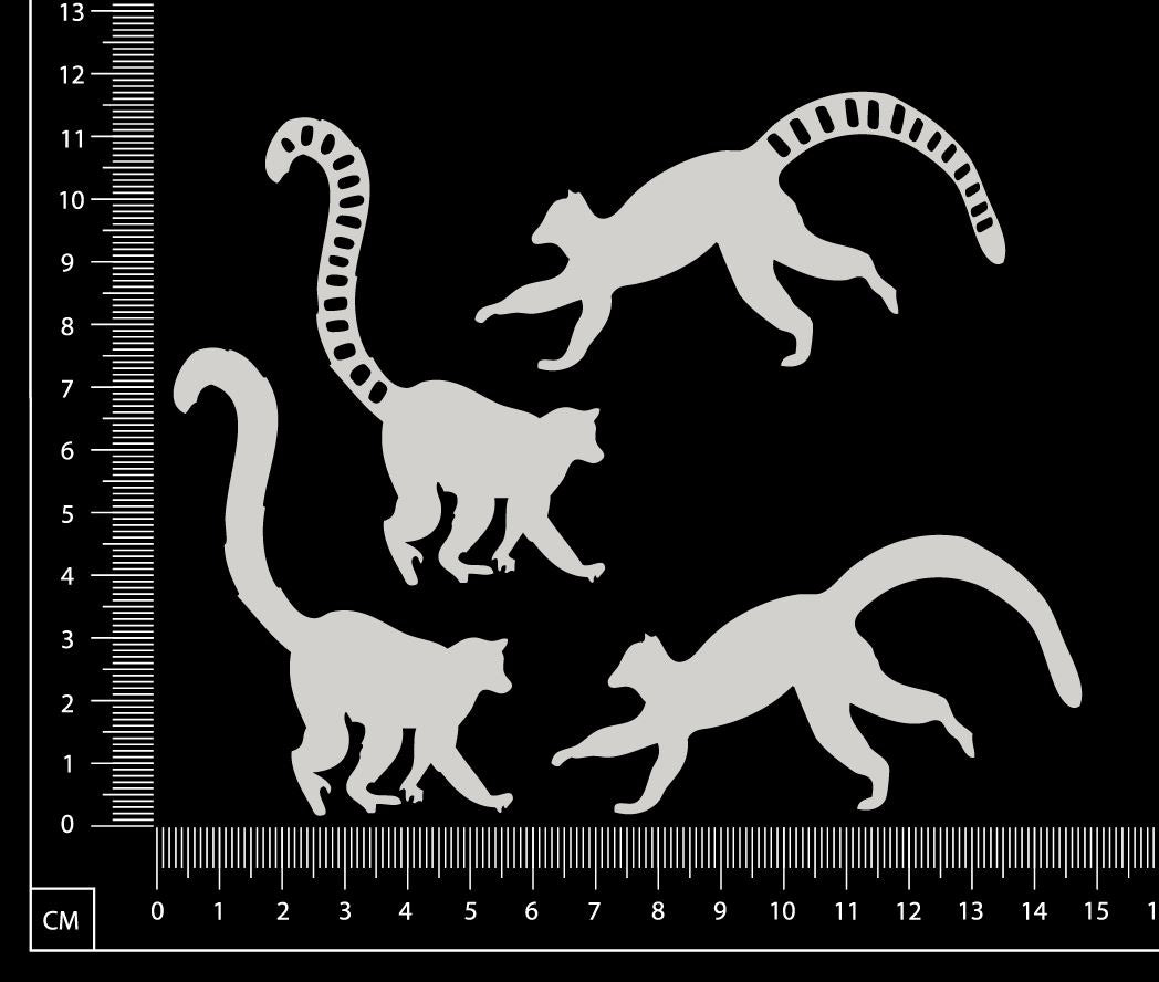 Lemur Set - White Chipboard