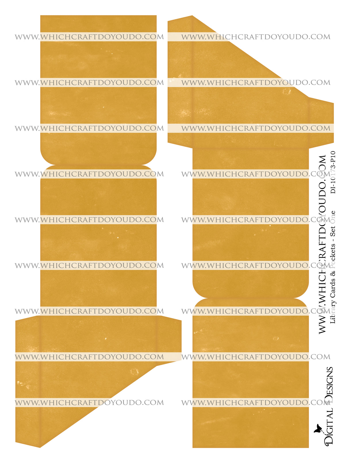 Library Cards & Pockets - Set One - DI-10173 - Digital Download